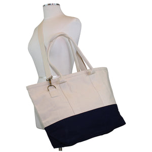 Color Block Utility Tote